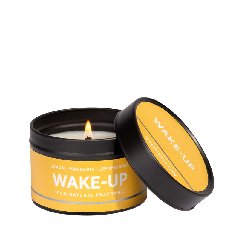 Stoneglow Wake-Up Tin Mini Candle