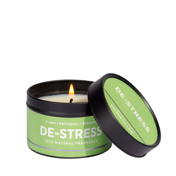 Stoneglow De-Stress Tin Mini Candle 80g
