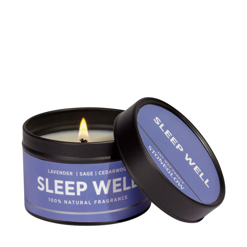 Stoneglow Sleep Well Tin Mini Candle 80g