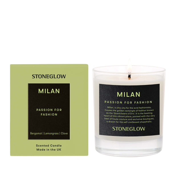 Stoneglow Milan Tumbler Candle 220g