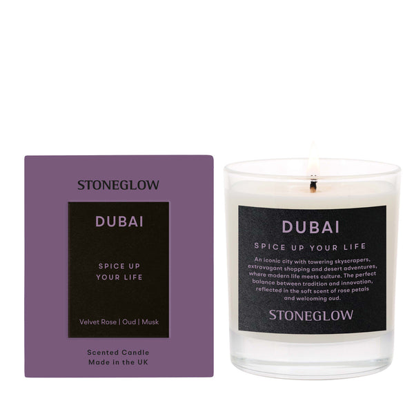 Stoneglow Dubai Tumbler Candle 220g