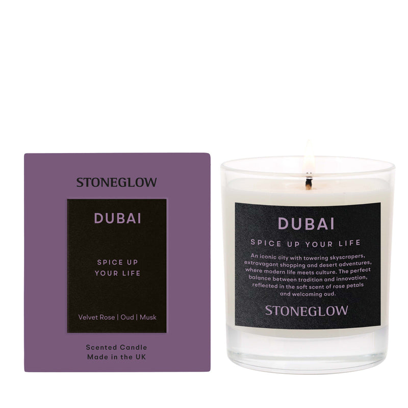 Stoneglow Dubai Tumbler Candle 220g