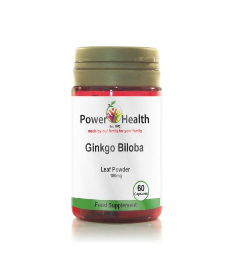 Power Health Ginkgo Biloba - 60 x 180mg Capsules