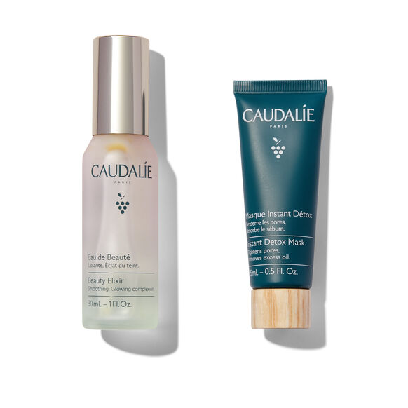 Caudalie Beauty Elixir & Detox Mask Duo Gift Set