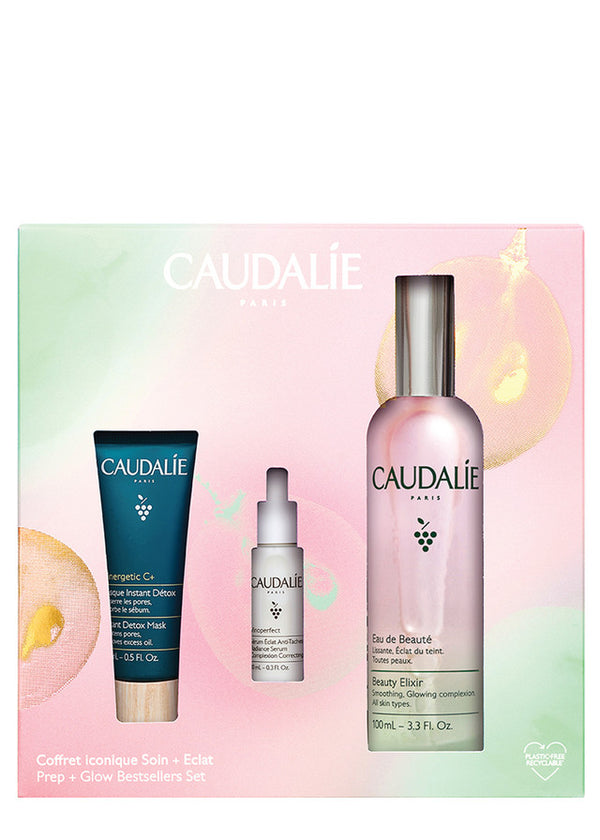 Caudalie Prep and Glow Bestsellers Trio