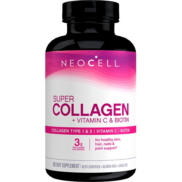 NeoCell Super Collagen + Vitamin C & Biotin - 180 Tablets