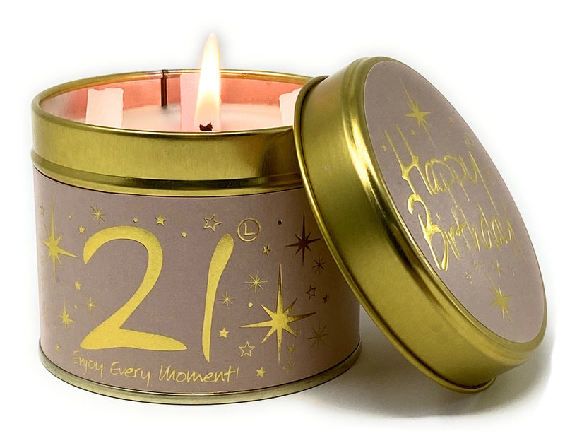 Lily Flame 21st Birthday Candle