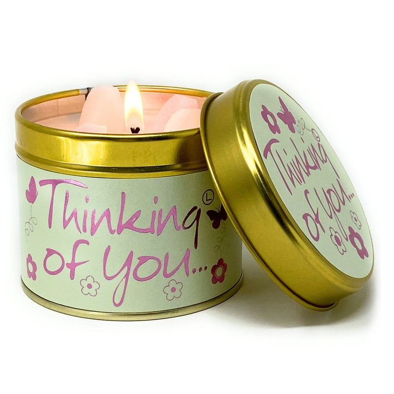 Thinking of you Lily Flame Candle