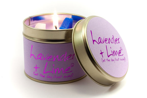 Lavender and Lime Lily Flame Candle