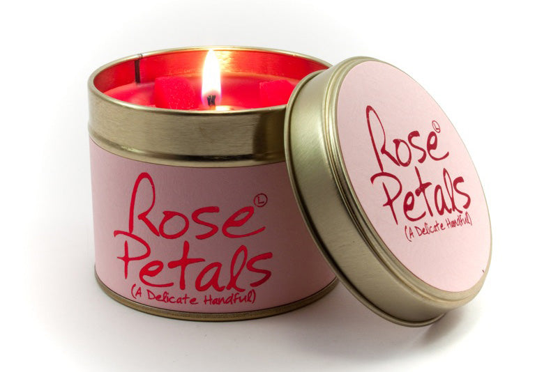 Rose Petal Lily Flame Candle