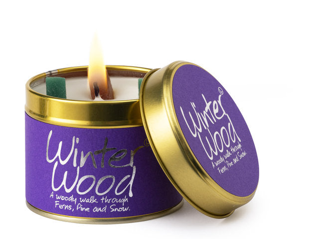Lily Flame Winter Wood Candle