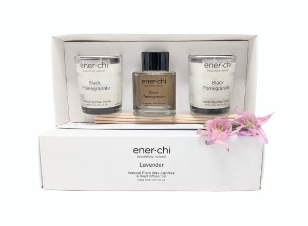 ener-chi Diffuser & Two Candle Gift Set