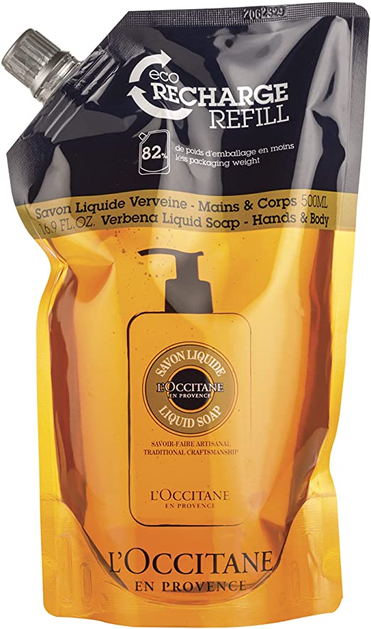 L'Occitane Verbena Hands and Body Liquid Soap Refill 500ml