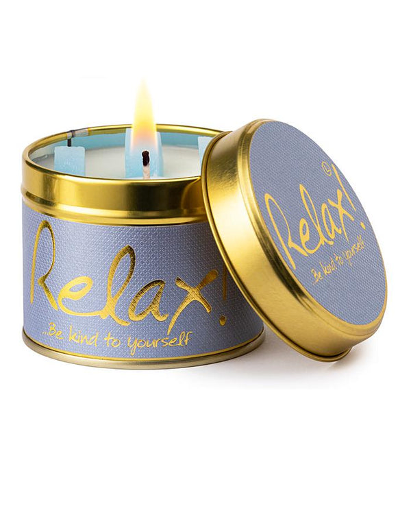 Relax! Lily Flame Scented Candle