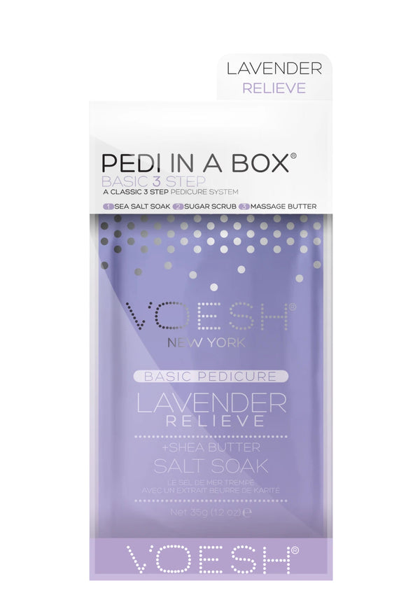 VOESH Lavender Relieve Pedi In A Box